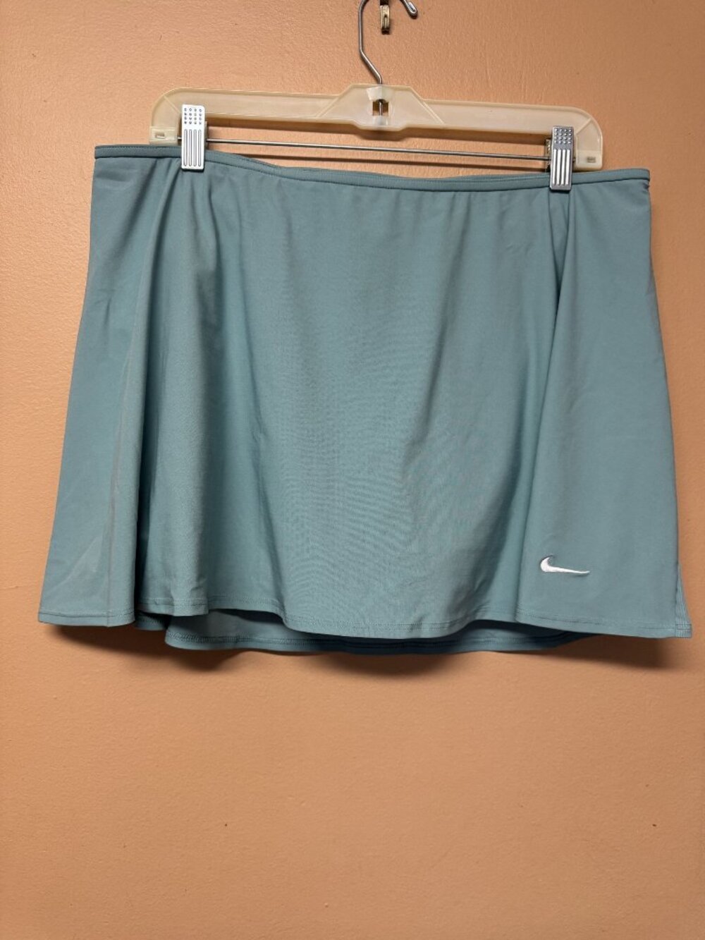Nike Dri-FIT Victory Flouncy Skort Tennis Green Built-In Shorts NWT XL